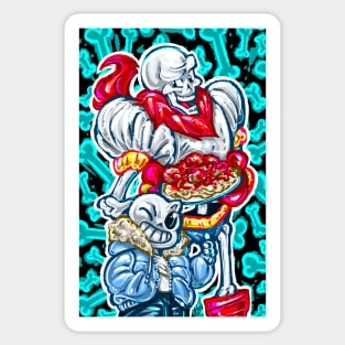 Sans and Papyrus Sticker